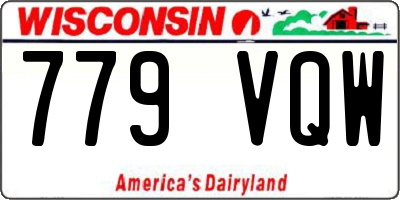 WI license plate 779VQW