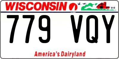 WI license plate 779VQY