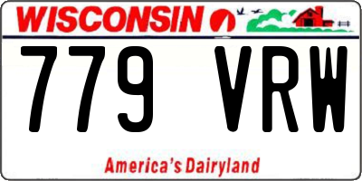 WI license plate 779VRW