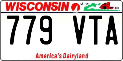 WI license plate 779VTA