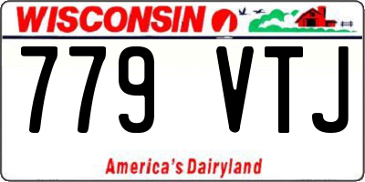 WI license plate 779VTJ