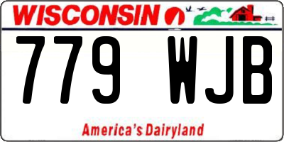WI license plate 779WJB