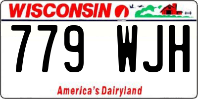 WI license plate 779WJH