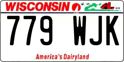 WI license plate 779WJK
