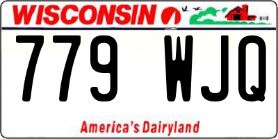 WI license plate 779WJQ