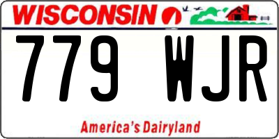 WI license plate 779WJR