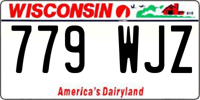 WI license plate 779WJZ