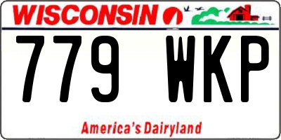 WI license plate 779WKP