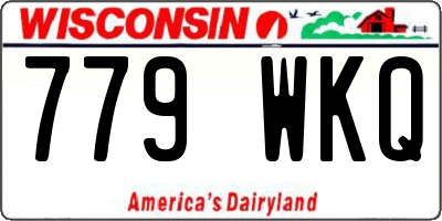WI license plate 779WKQ