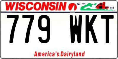 WI license plate 779WKT