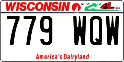 WI license plate 779WQW