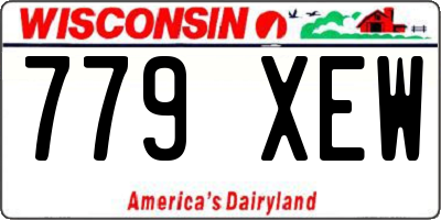 WI license plate 779XEW