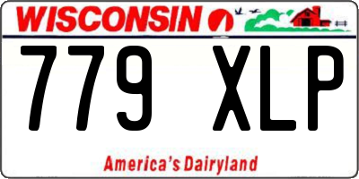 WI license plate 779XLP