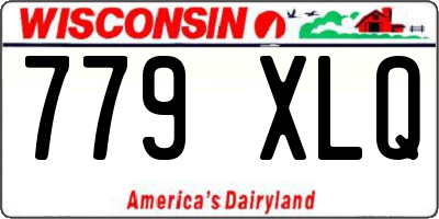 WI license plate 779XLQ