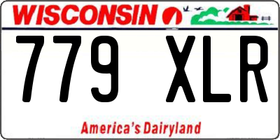 WI license plate 779XLR