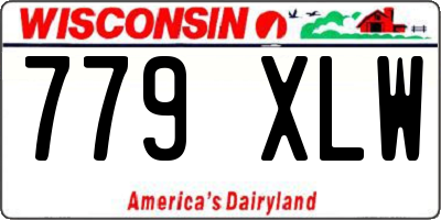 WI license plate 779XLW