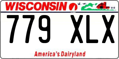 WI license plate 779XLX