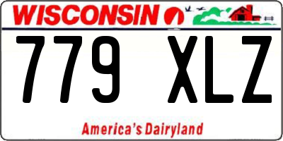 WI license plate 779XLZ