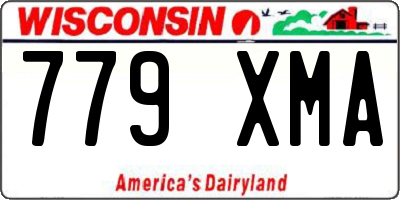 WI license plate 779XMA