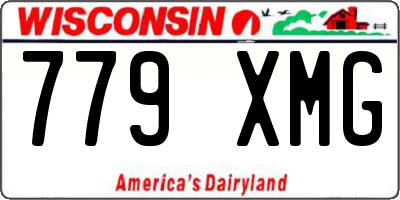WI license plate 779XMG