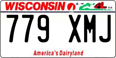 WI license plate 779XMJ