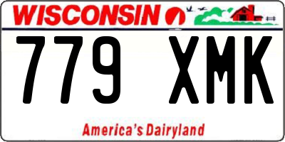 WI license plate 779XMK