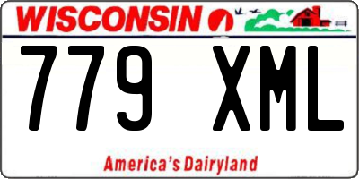 WI license plate 779XML