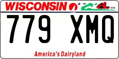 WI license plate 779XMQ