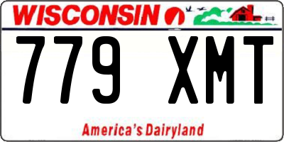 WI license plate 779XMT