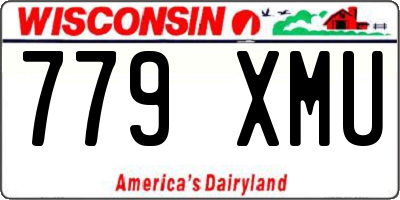 WI license plate 779XMU