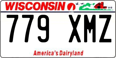 WI license plate 779XMZ