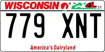 WI license plate 779XNT