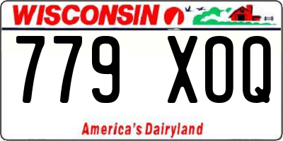 WI license plate 779XOQ