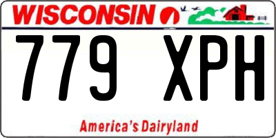 WI license plate 779XPH