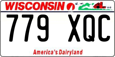 WI license plate 779XQC