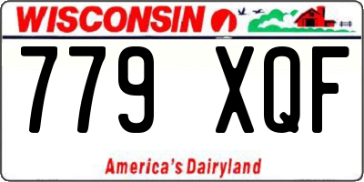 WI license plate 779XQF