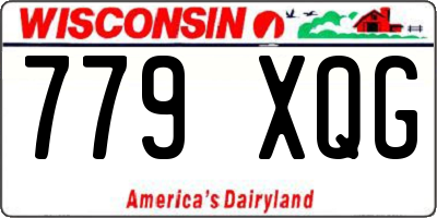 WI license plate 779XQG
