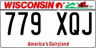 WI license plate 779XQJ