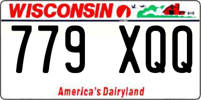 WI license plate 779XQQ
