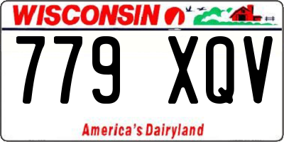 WI license plate 779XQV