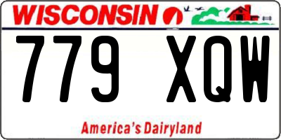 WI license plate 779XQW