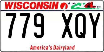 WI license plate 779XQY