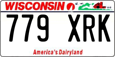 WI license plate 779XRK