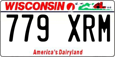 WI license plate 779XRM