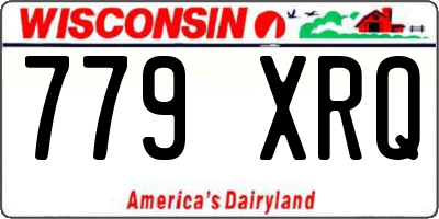 WI license plate 779XRQ