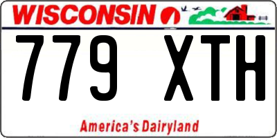 WI license plate 779XTH
