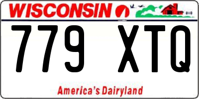 WI license plate 779XTQ