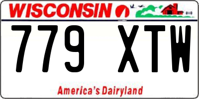 WI license plate 779XTW