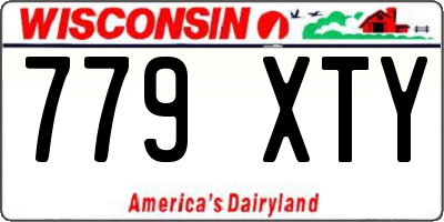 WI license plate 779XTY
