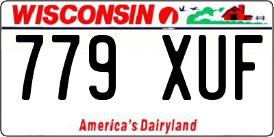 WI license plate 779XUF